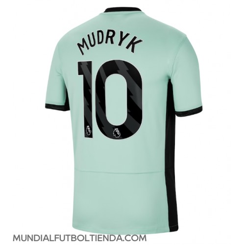 Camiseta Chelsea Mykhailo Mudryk #10 Tercera Equipación Replica 2023-24 mangas cortas